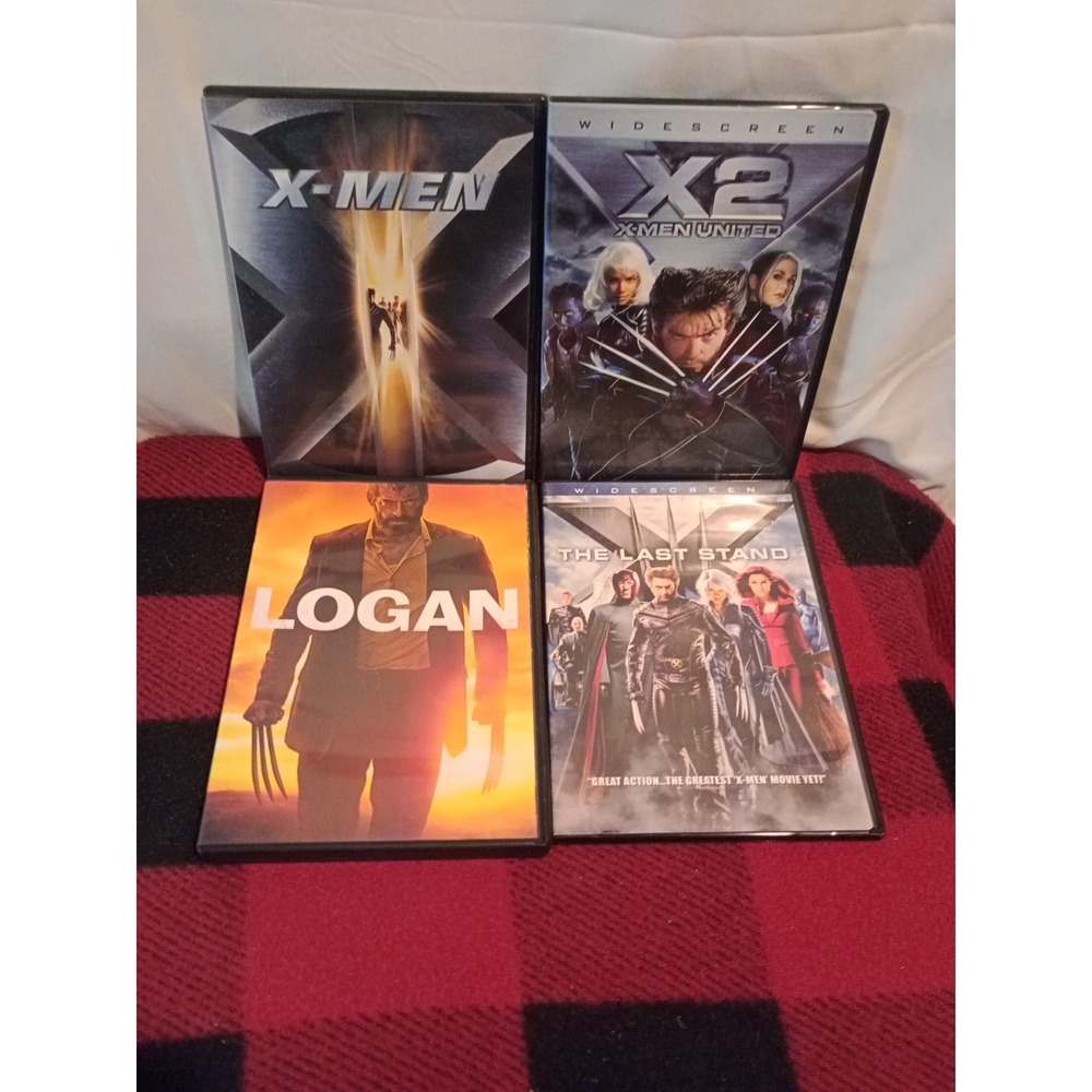 Marvel X-MEN Lot of 4 DVDs X2 Logan Last Stand Comic book Superhero Movies